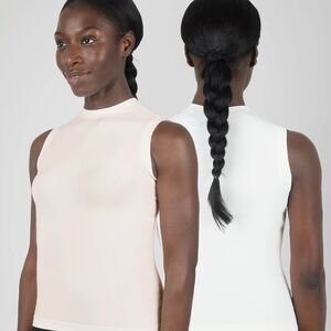 YOGALICIOUS Airlite Melissa Crop  Grey Tank Top Women’s Size: Large